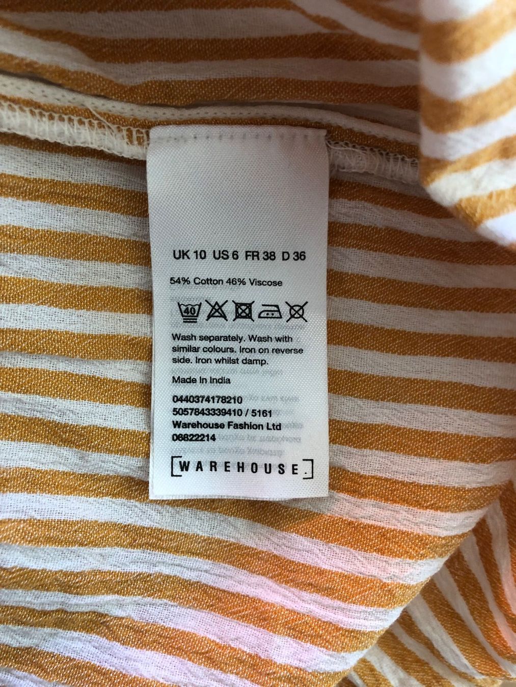 Vestiti: Gestreiftes Sommerkleid Warehouse – Usato da Egg b. Zürich venduto da Nyborg_33 2