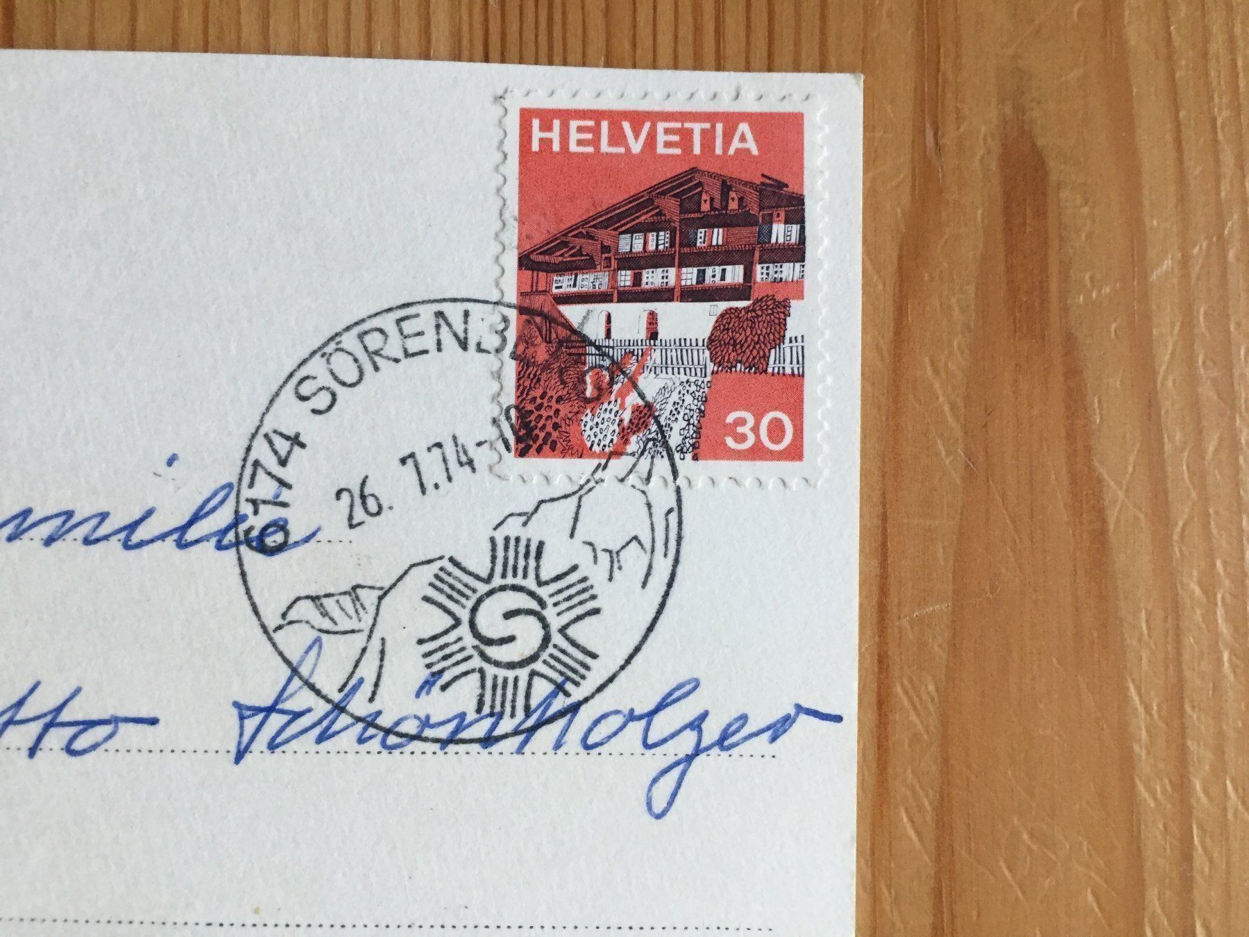 Cartoline postali: Sörenberg - AK 1974 – Usato da Oberuzwil venduto da Henri09 1