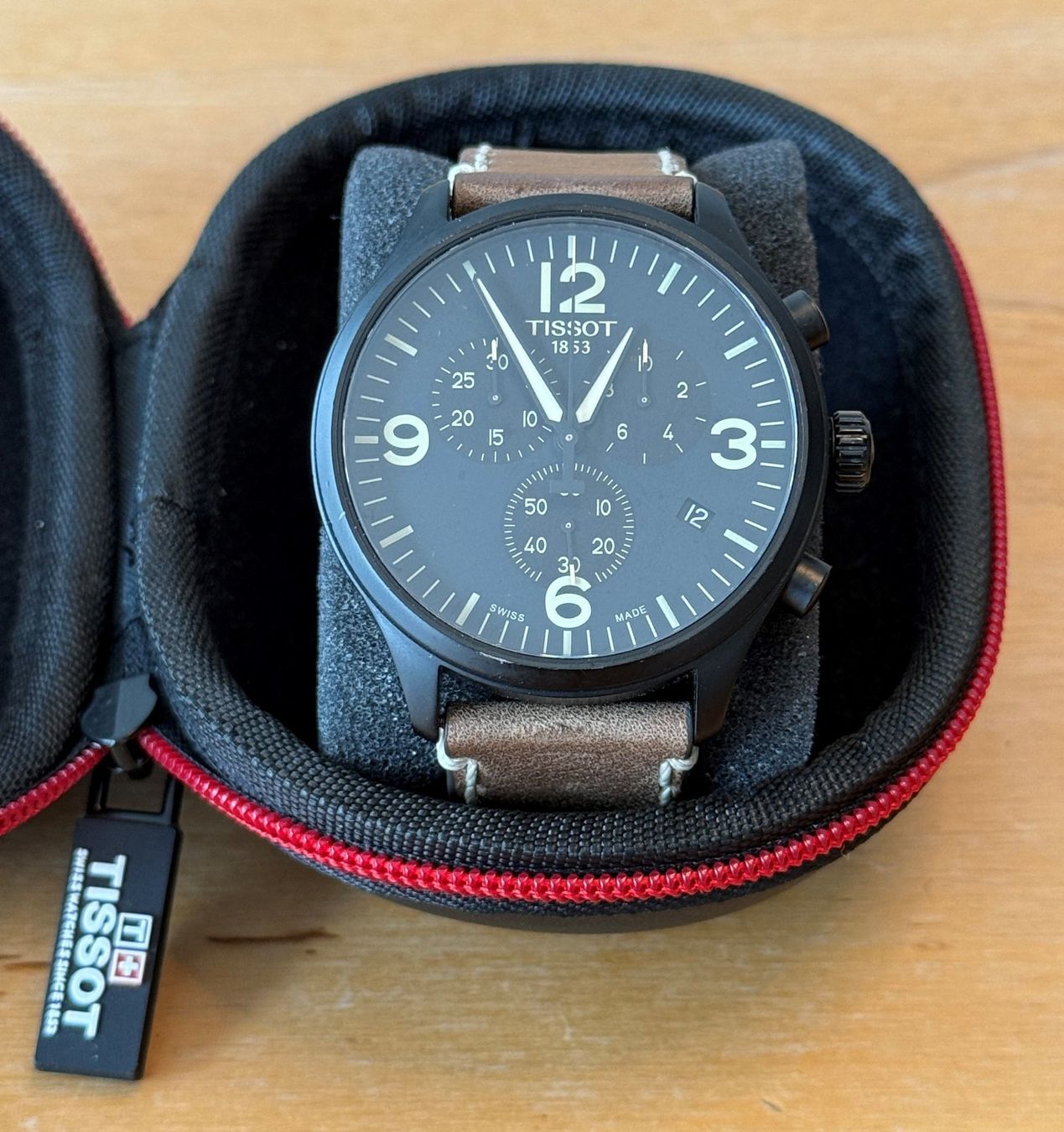 Tissot Orologi: Tissot Chrono XL schwarz/braun – Usato da Zollikon venduto da Mary_80