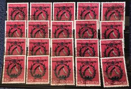 Nr.B 187 Steckkarte mit Stempel Barbier 