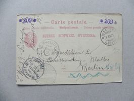 Postkarte Carte Postale Ganzsache Richenthal LU 1901 Post