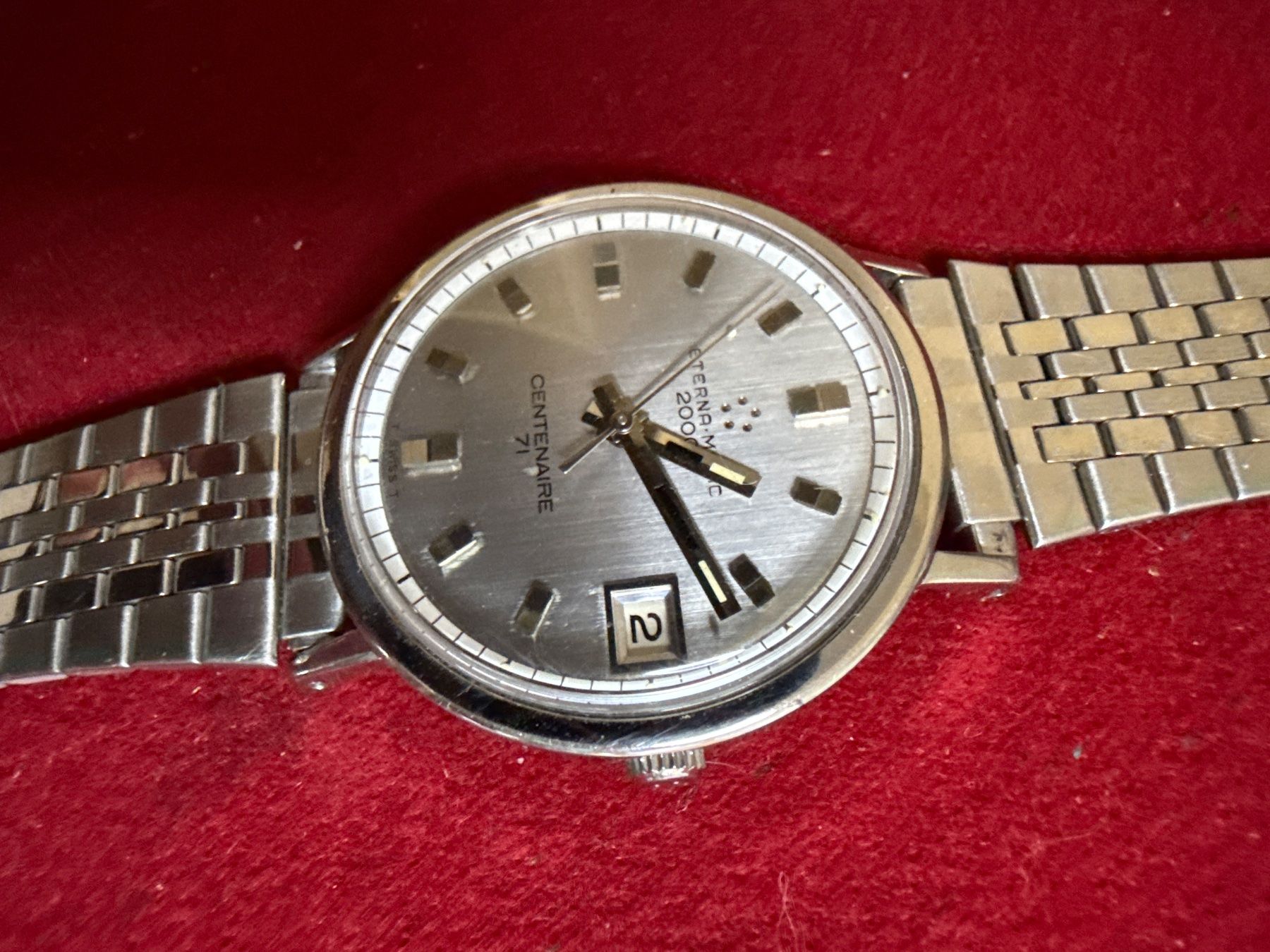 Eterna Orologi: Eterna Matic 2000 Centenaire 71 Vintage 34.5 mm – Usato da Pfeffingen venduto da Allhandelklgwatches 1