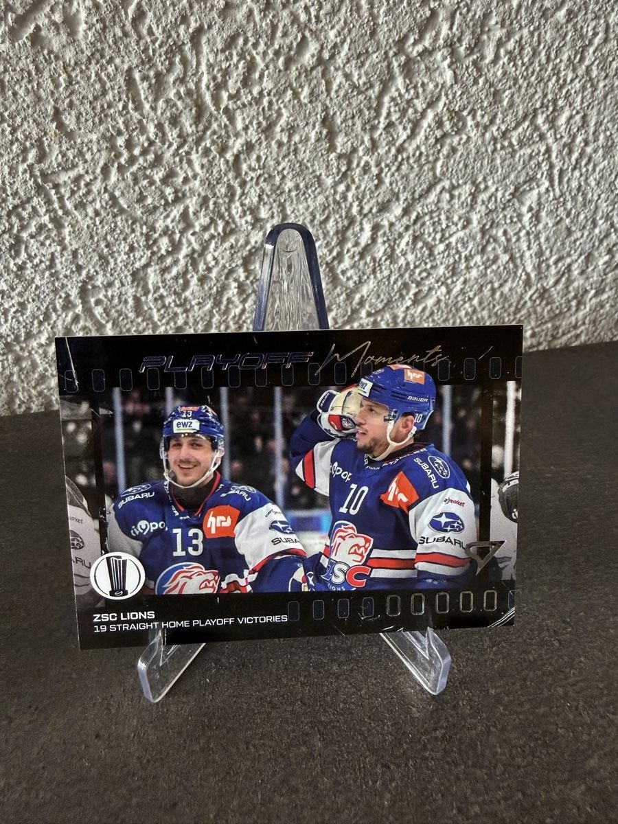 Sportzoo Cartes à collectionner: ZSC Lions - Moments Playoff  – Neuf avec emballage d'origine à Réchy par Leeroy1998