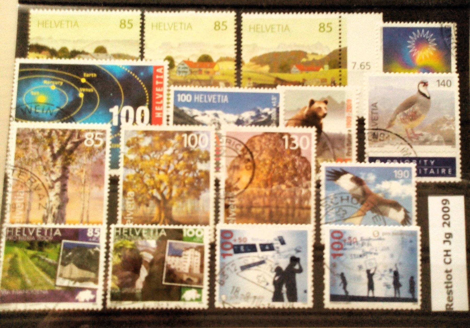 Alle Briefmarken: Restlot CH Jg2009 – Gebraucht aus Brüttisellen von goldtaler