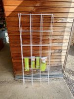 4 Windhager Metall Rankgitter / Gitterspalier