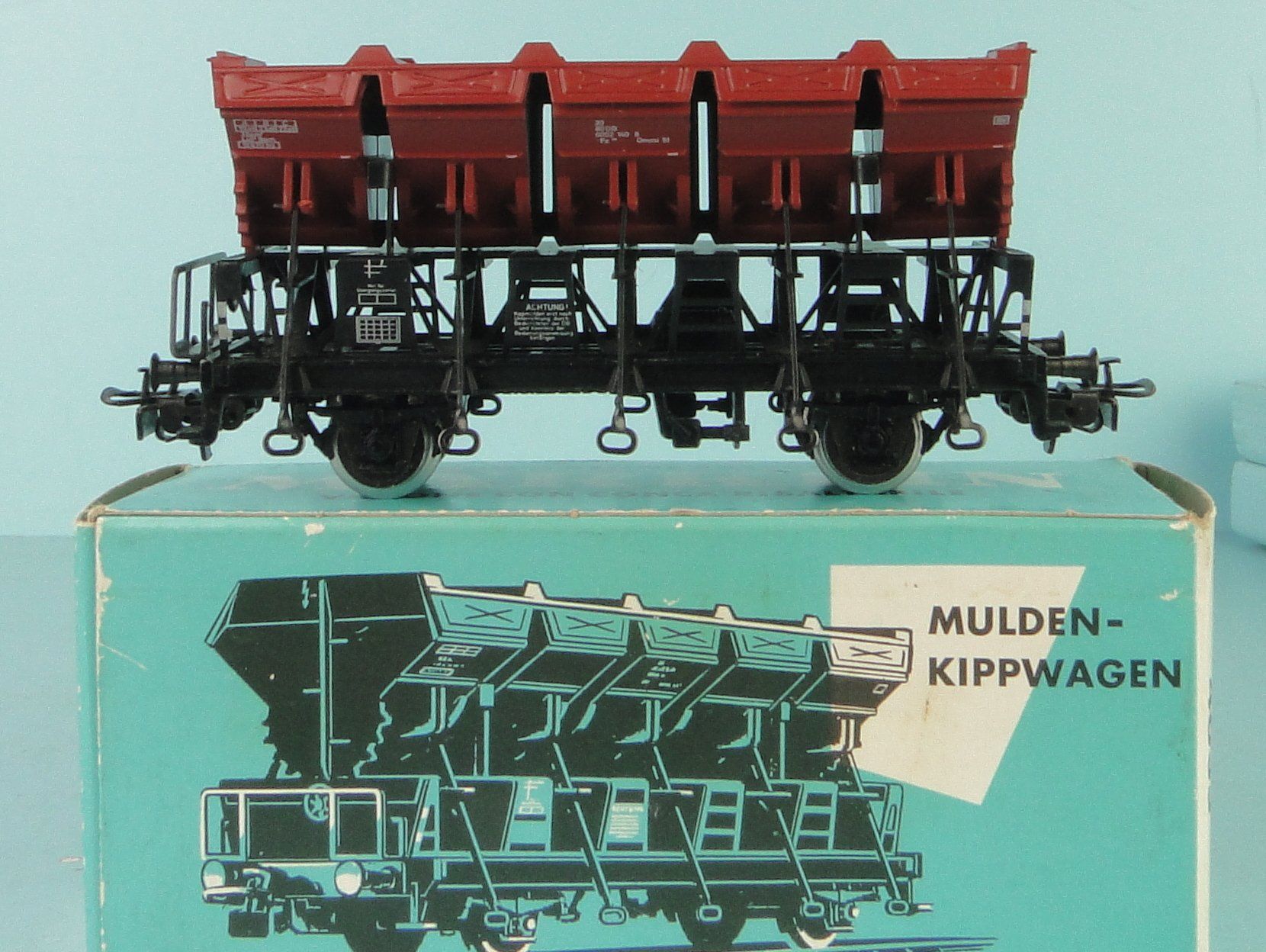 Märklin Modellini di ferrovie: Märklin 4635 Muldenkippwagen, neuwertig – Usato da Bülach venduto da cann11 1