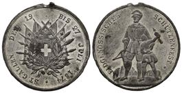 St. Gallen 1874 PB/SN , R:1162d  /359