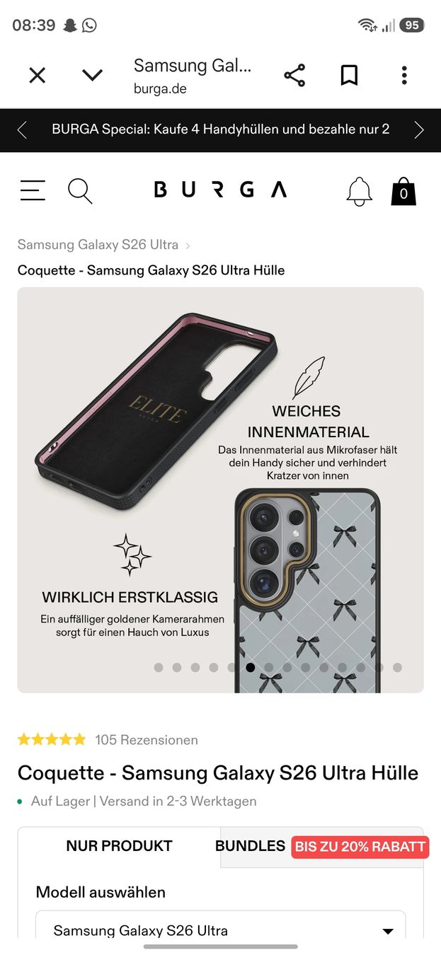 Samsung Handys / Smartphones: Burga Handy Hülle – Neu und originalverpackt aus Unterägeri von mbr_p58w 8