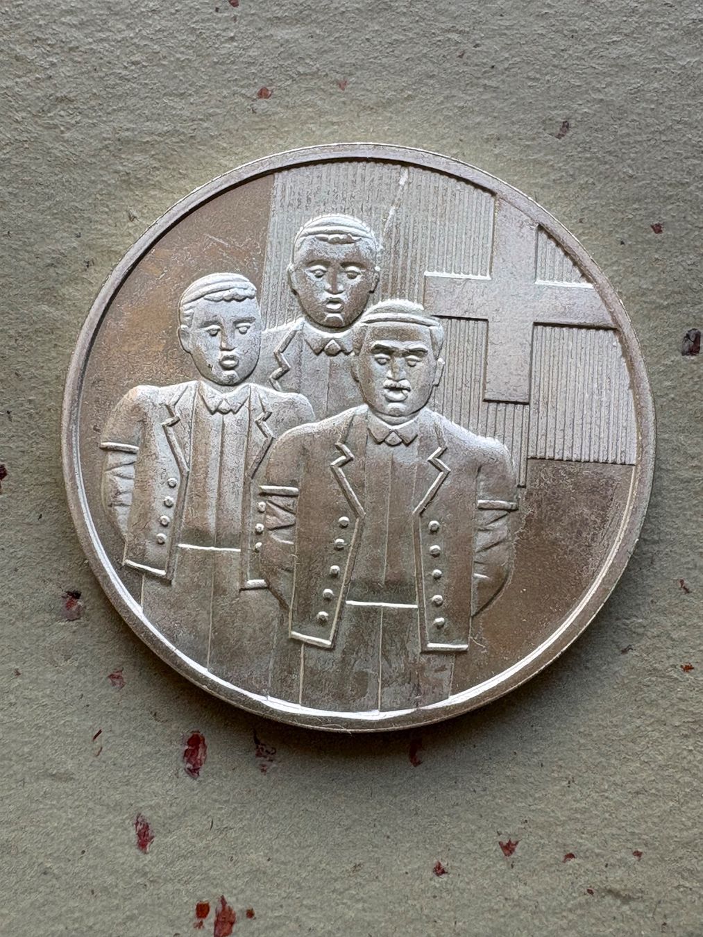 Medaglie: Silbermedaille eidg. Jodlerfest Winterthur, 1968 – Usato da Zürich venduto da mysilvercoin