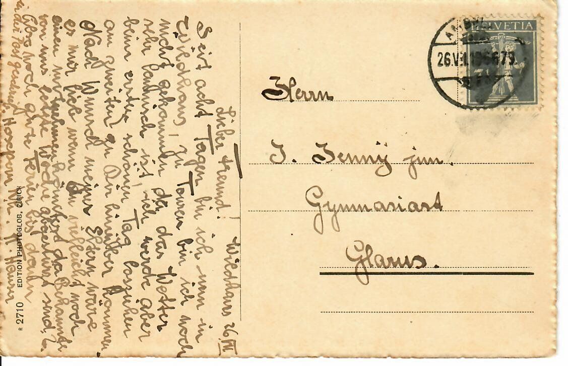 Cartoline postali: Wildhaus - Schönenbodensee – Usato da Hochdorf venduto da Ziegel-16 1