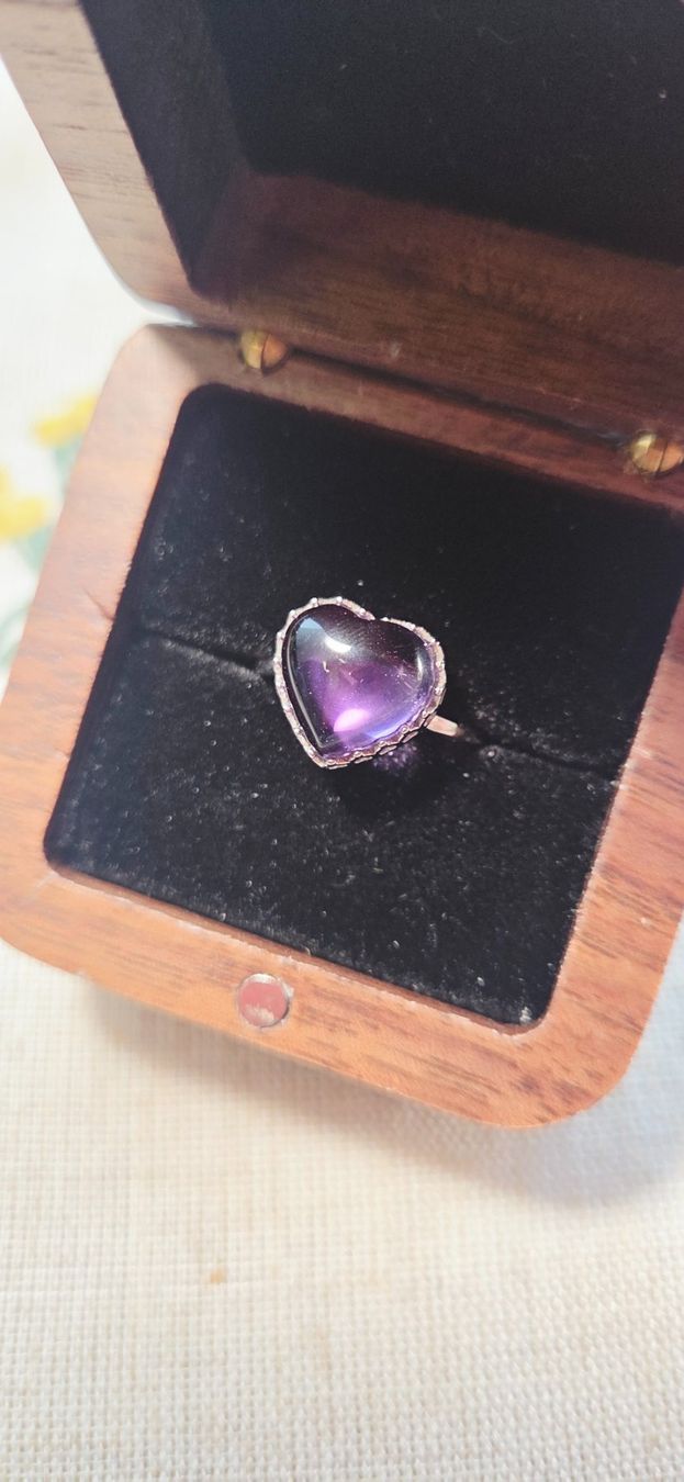 Anelli: NEW - S925 Amethyst Ring (Adjustable) – Nuovo (secondo la descrizione) da Zürich venduto da cin_wcf6 2