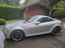 Cabriolet Mercedes-Benz SLK gris état occasion bon état