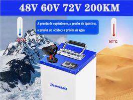 200km 48-72 Volt/80AH/3000 Batterie Pack, New Generation