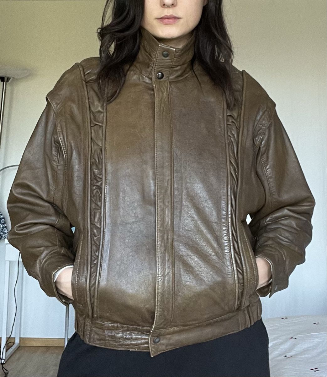 Vestes: Vintage Lederjacke – D'occasion à Zürich par naviaa