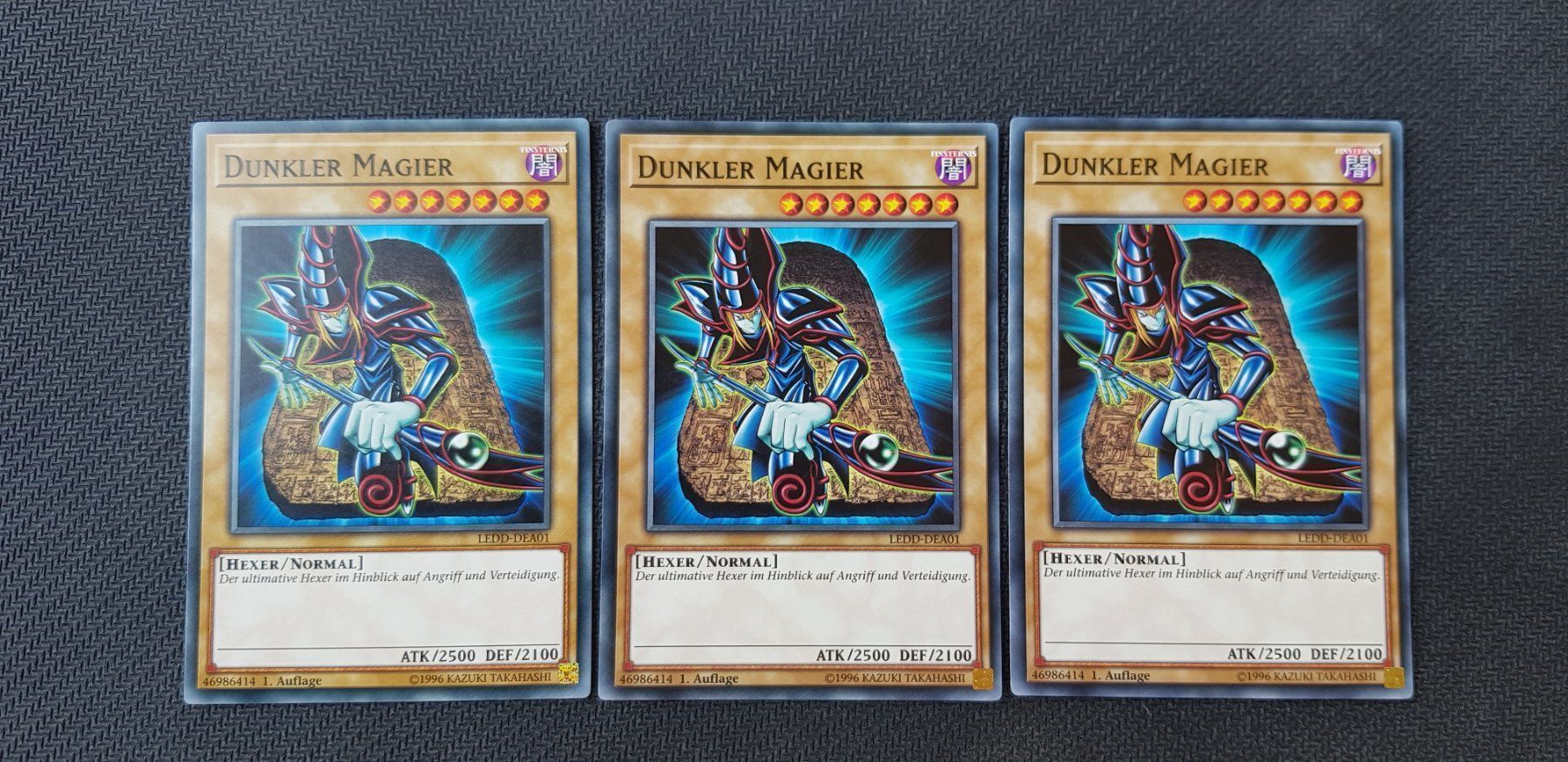 Yugioh Sammelbilder & Trading cards: Yugioh 3x Dunkler Magier – Neu (gemäss Beschreibung) aus Opfikon von Steins_Siedlung