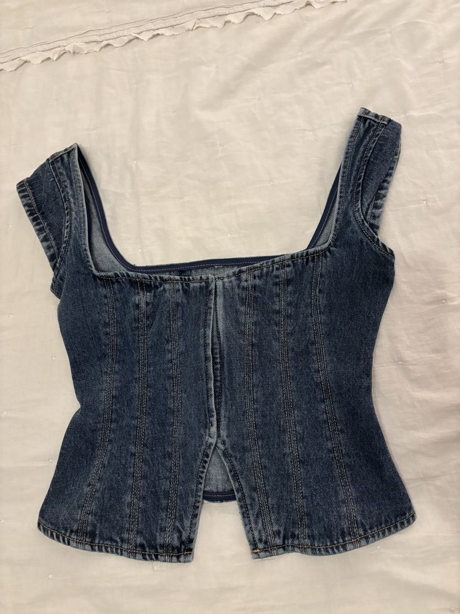Top: Jeans Corset Top Meshki – Nuovo e nell'imballaggio originale da Zürich venduto da zie_5nsb 4