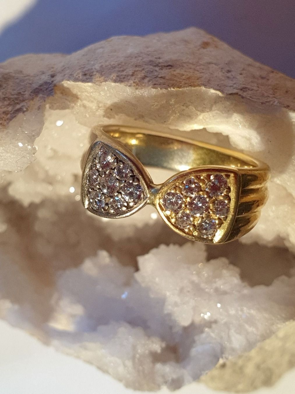 Anelli: Bague OR 18 ct. or jaune et or blanc – Nuovo (secondo la descrizione) da SAXON venduto da Mariposita1428 3