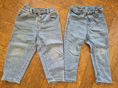 Lot 2 jeans enfant taille 92