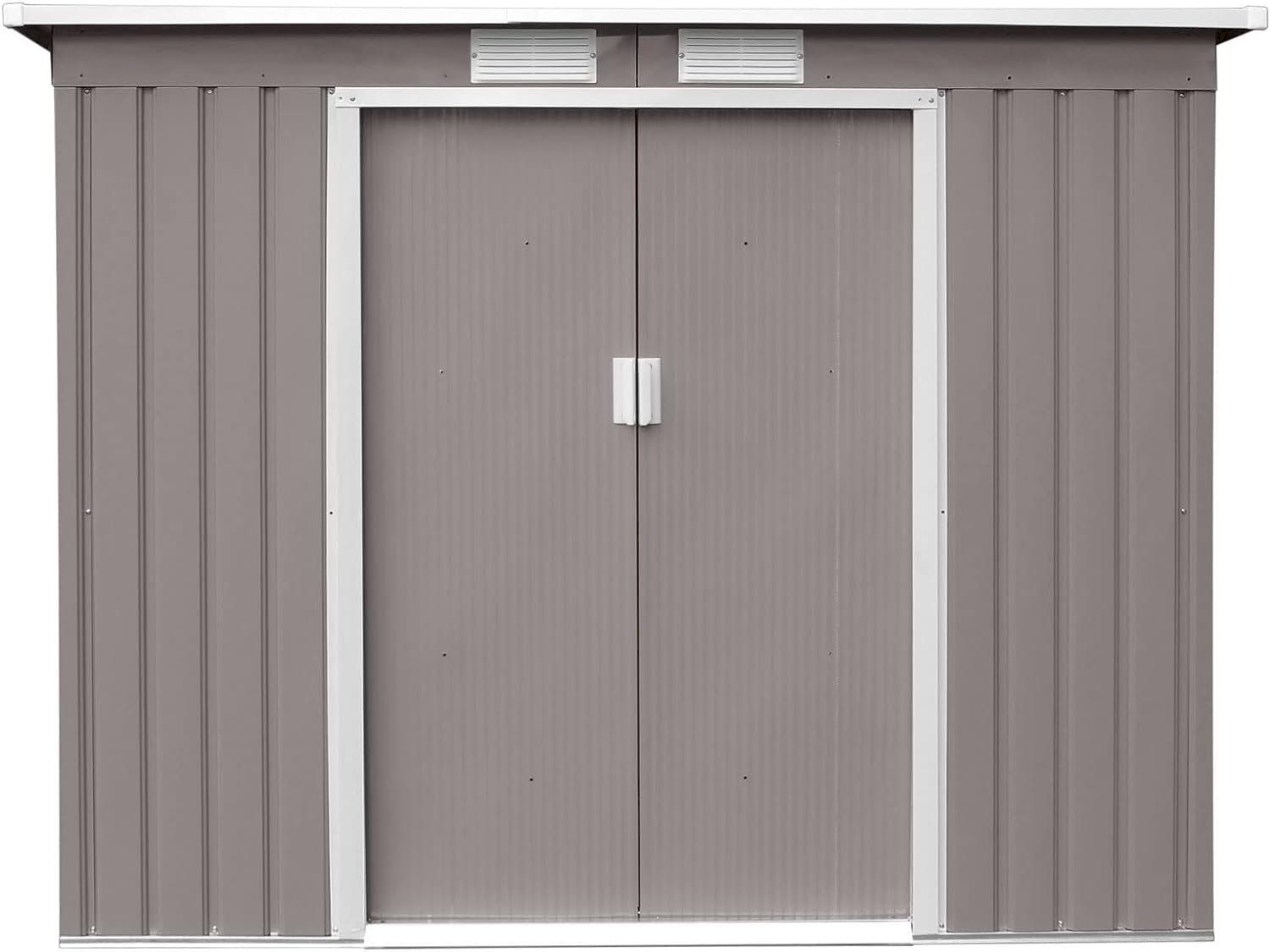 Casette da giardino & serre: HATTORO P100 Metall Gerätehaus Hellgrau – Nuovo e nell'imballaggio originale da Bottighofen venduto da zaap 1
