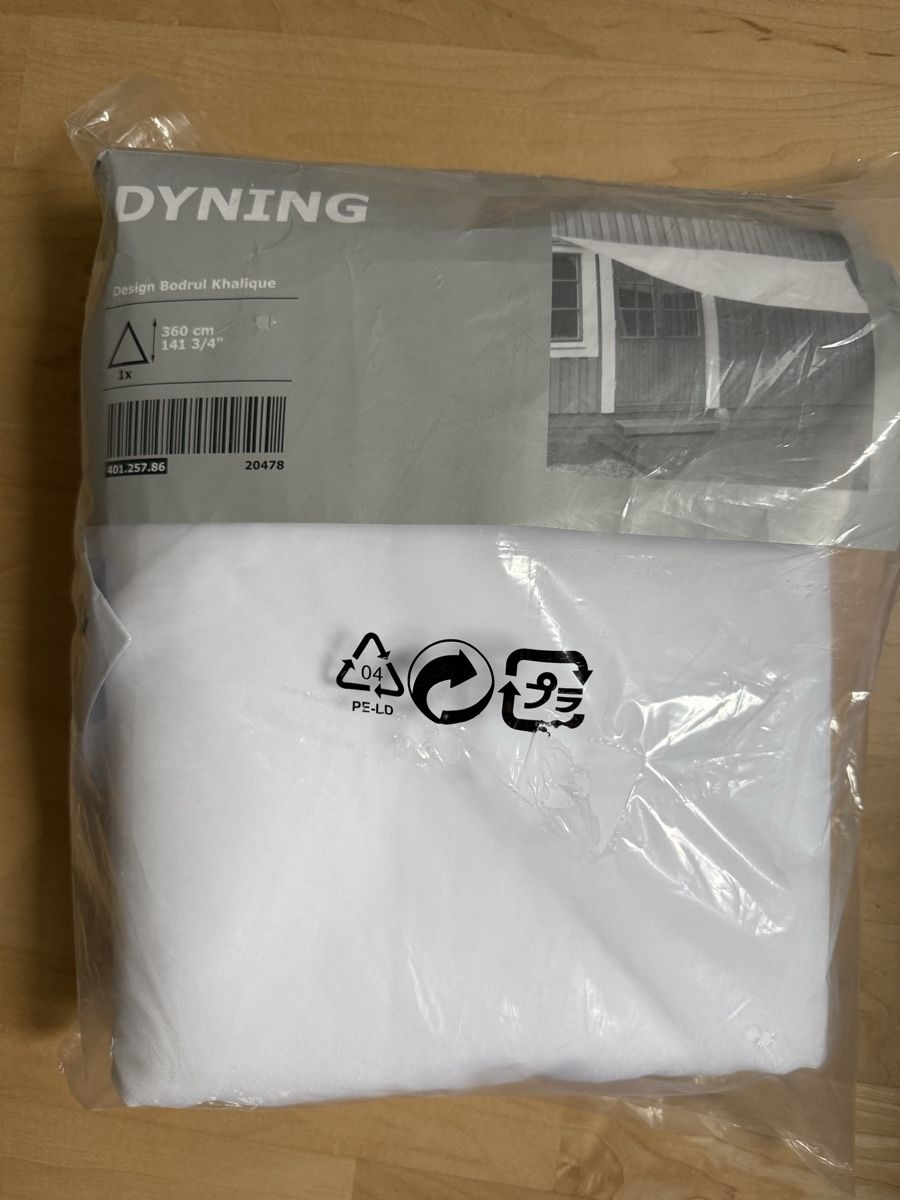 Ikea Ombrelloni: DYNING Sonnensegel 360cm Weiss neu – Nuovo (secondo la descrizione) da Oberglatt ZH venduto da kaishu