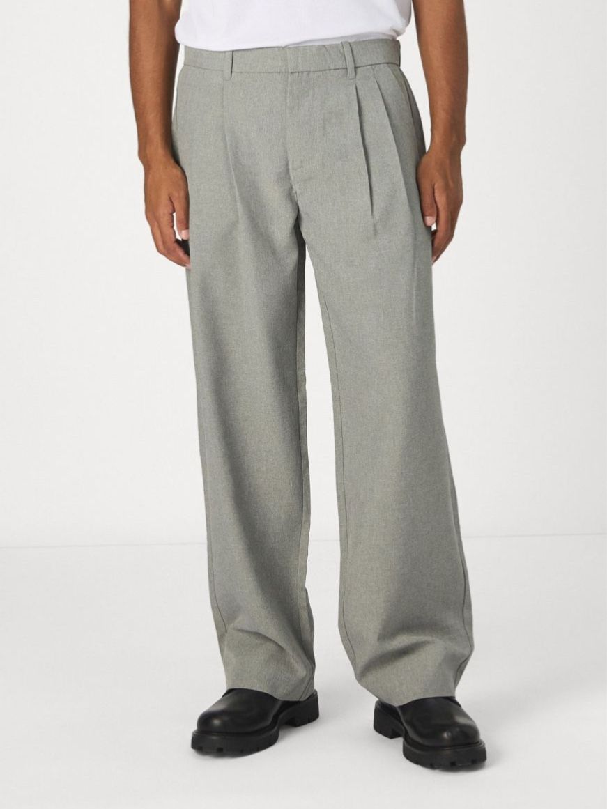 Jack & Jones Hosen: Jack & Jones WIDE Stoffhose - Light Grey – Neu (gemäss Beschreibung) aus Chur von dajan.17