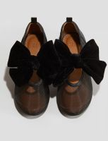 H&M 🖤 ballerines avec noeud & mesh NEW! 25