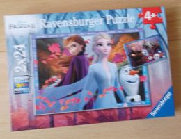 Puzzle 2 x 24 Teile Frozen II Ravensburger 25 x 18 cm