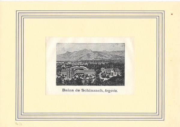 Stiche: Schinznach Bad Lithografie – Gebraucht aus Olten von clotaldi