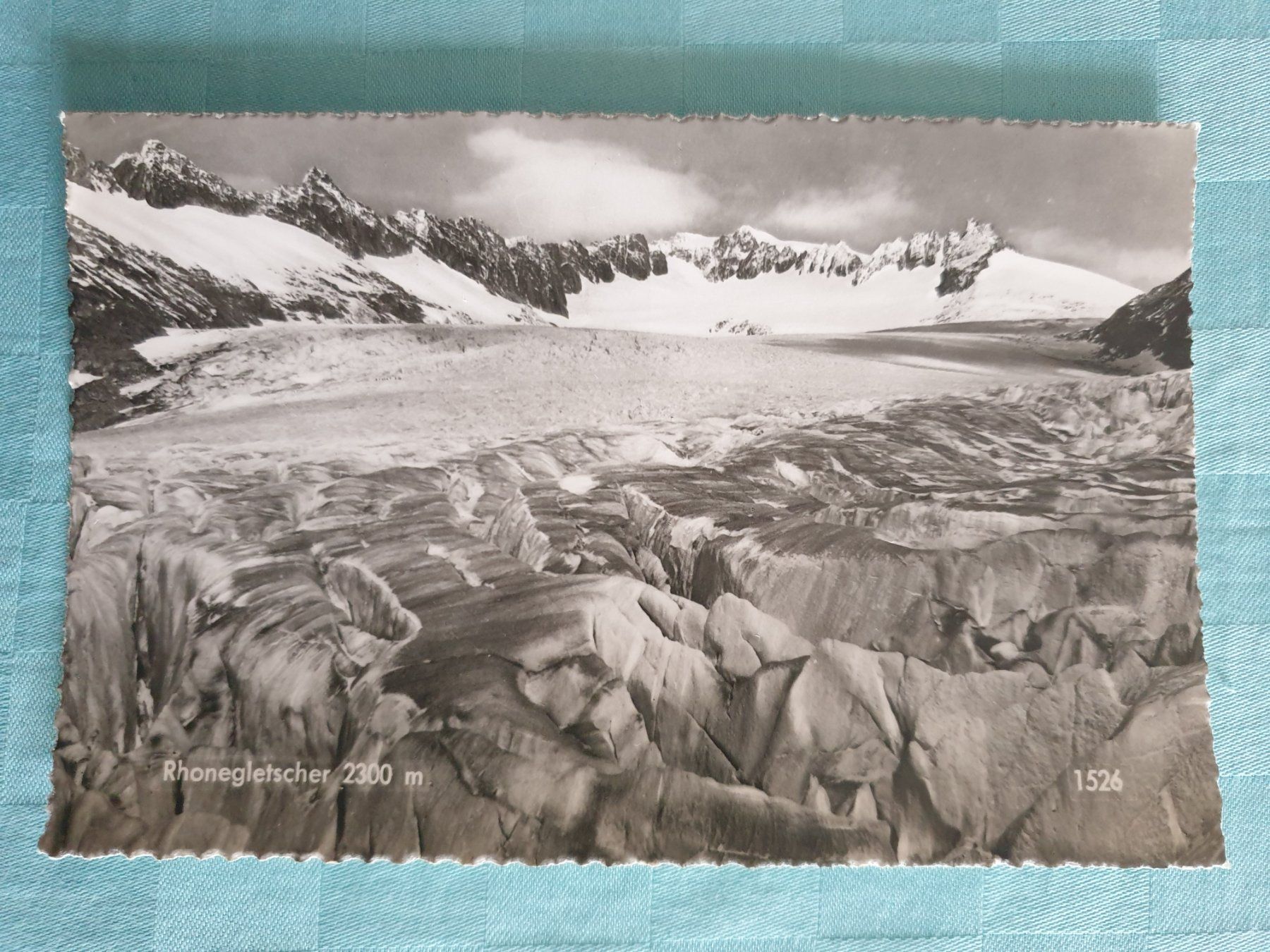 Ansichtskarten: alte Ansichtskarte Rhonegletscher 2300 m Gletscher – Gebraucht aus Mörschwil von spirspi