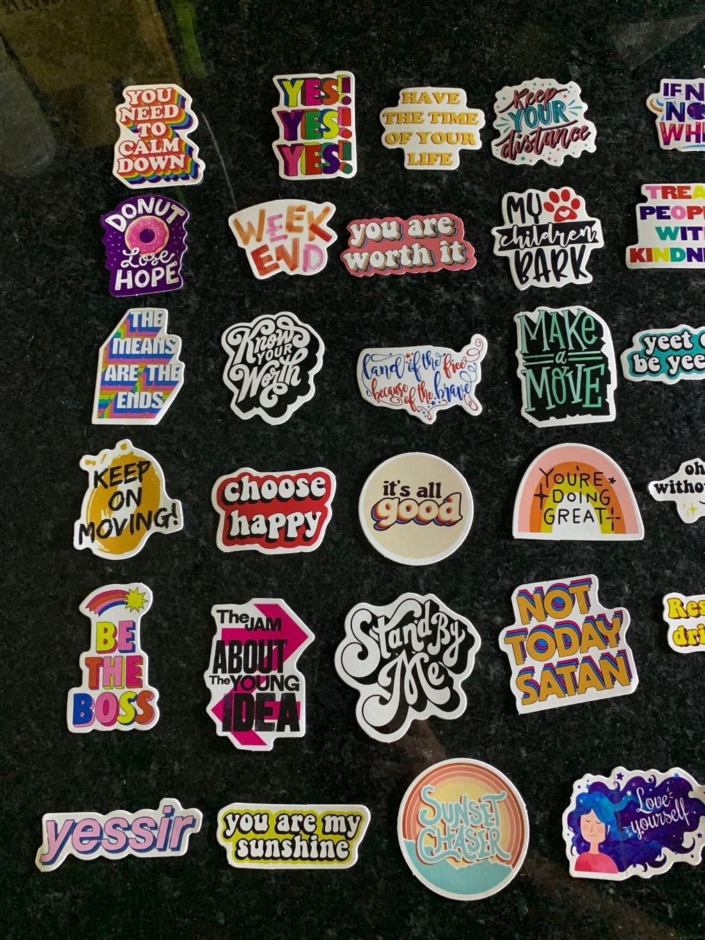 Aufkleber: Aufkleber, Sprüche, Sticker 50 Stück – Neu und originalverpackt aus Rorschach von lobosch1 3