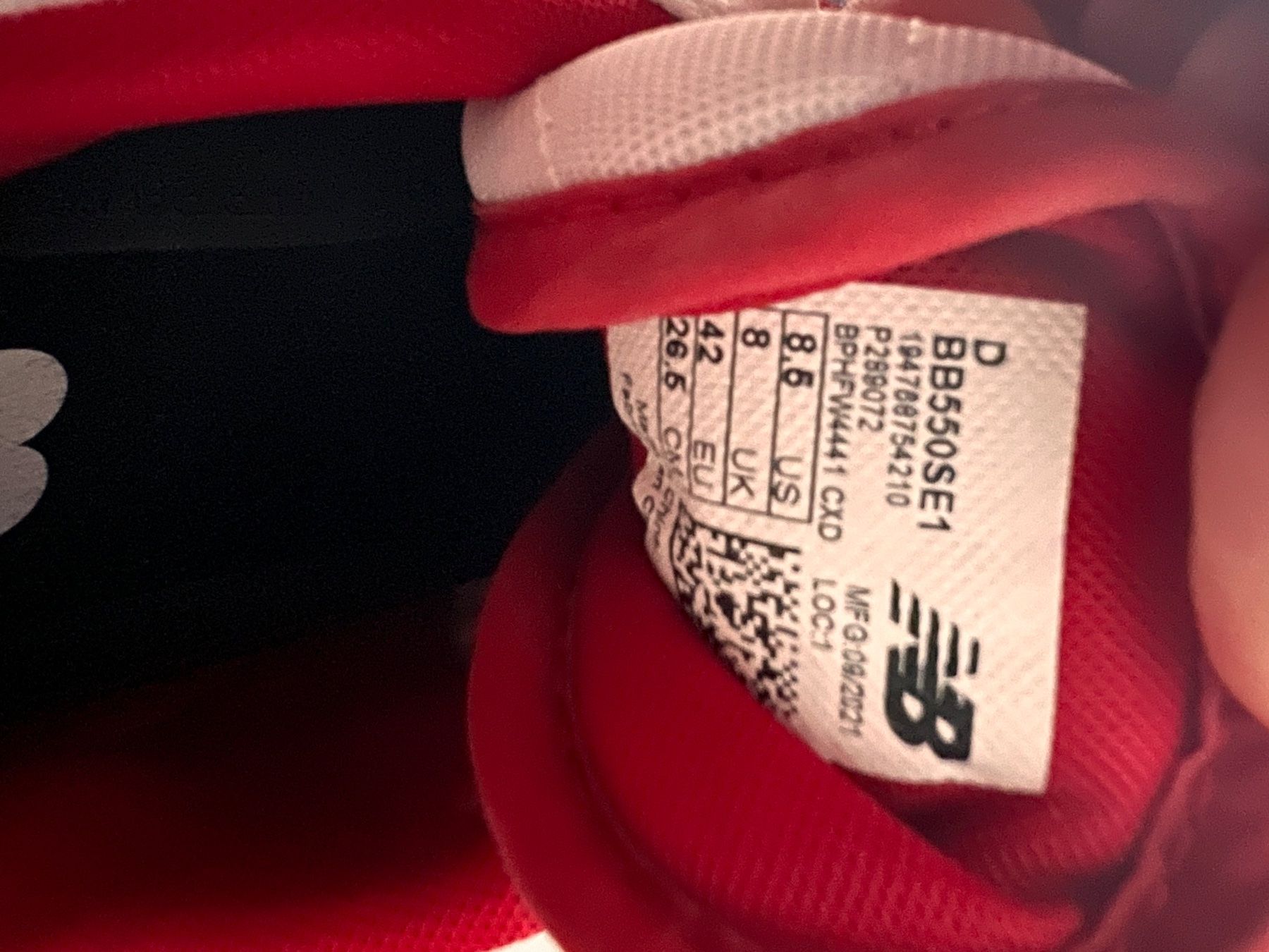 New Balance Scarpe da uomo: New Balance 550 – Usato da Reinach, BL venduto da Fer1973 5