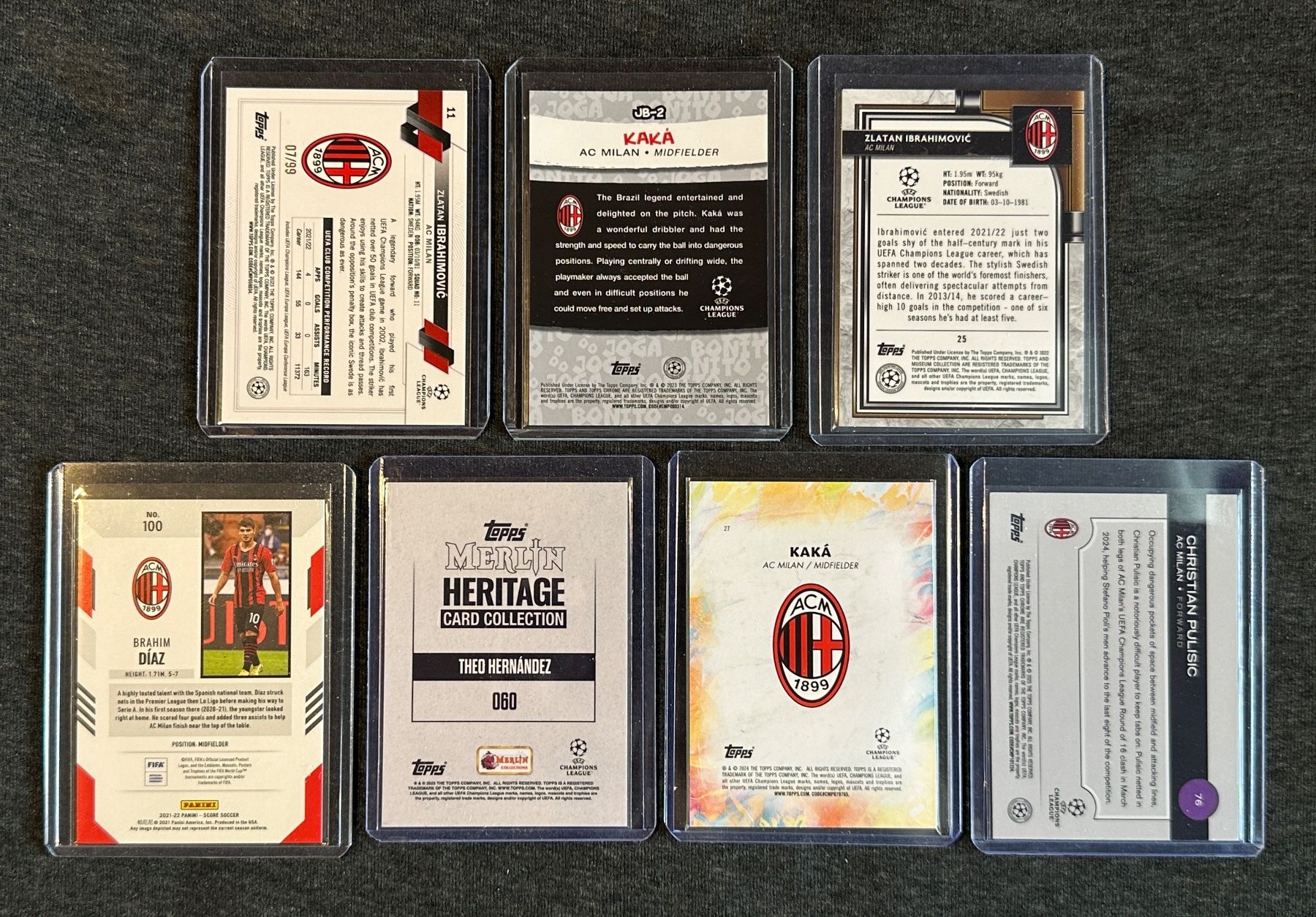 Topps Carte collezionabili: AC MAILAND SAMMLUNG – Usato da Binz venduto da Cediboy 4