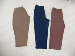 3er Set leichte Stoffhosen, Grösse 42