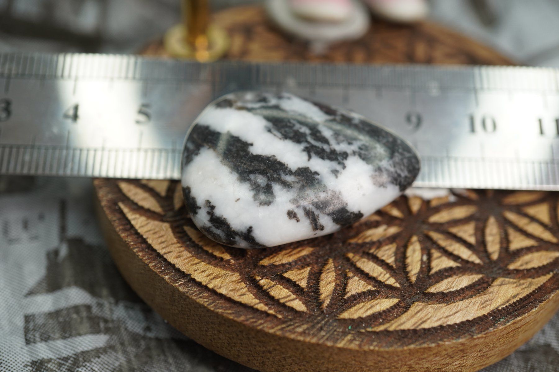Mineralien & Heilsteine: Zebra Stone   Scheibenstein      ab 1.-    Aus  Räumung – Neu und originalverpackt aus Eschenbach SG von topstone 5