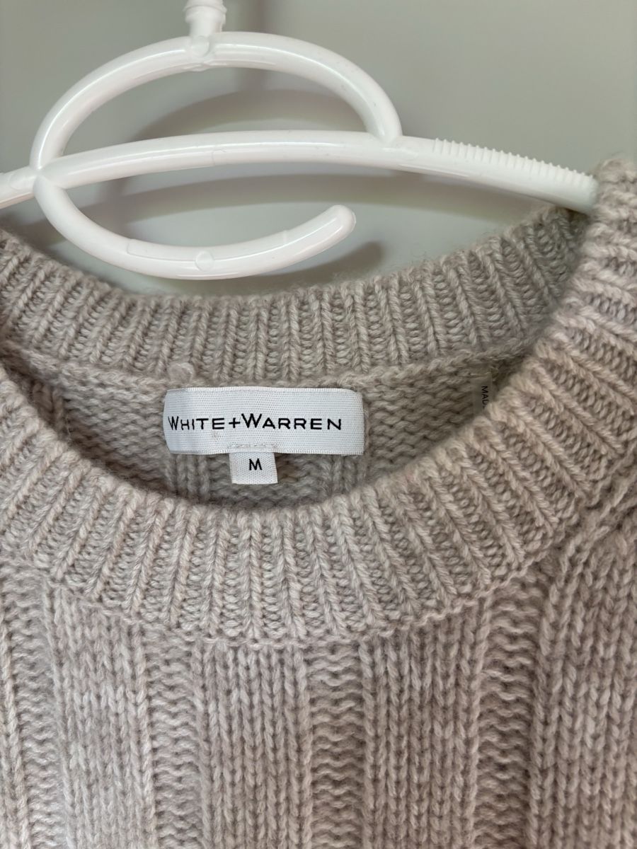 Pullover & Sweatshirts: Kaschmir Pullunder beige von White and Warren – Gebraucht aus Winkel von Zimtguetzli 1