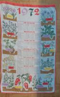 Küchentuch Kreier Motiv Kalender 1972