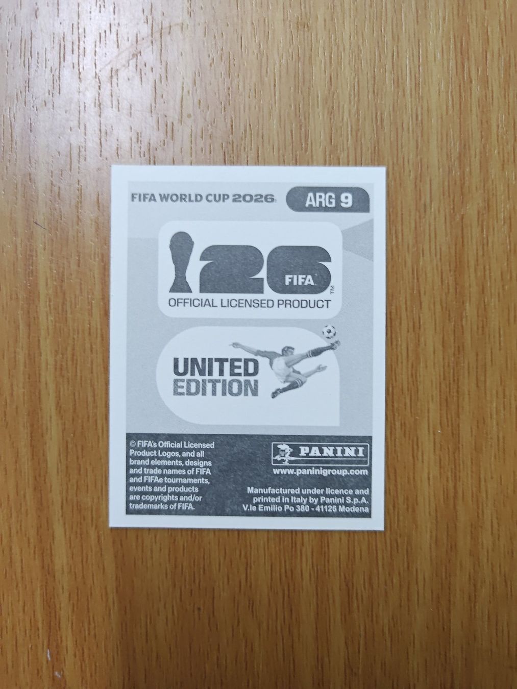 Panini Carte collezionabili: Panini WM 2026 Sticker - ARG 9 – Usato da Hochdorf venduto da all_u_want 1