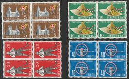 320-323 Postfrische Viererblockserie Kat. 44.-