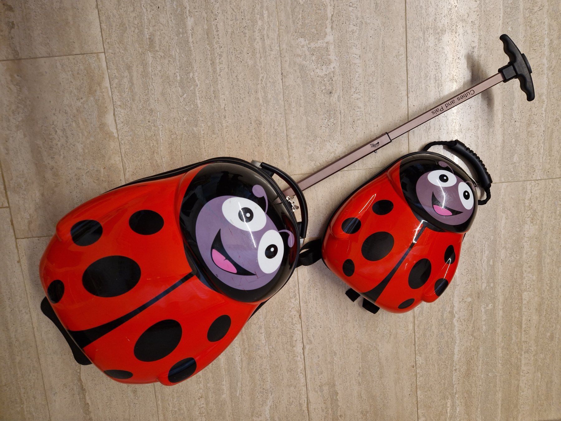 Valises de voyage: Kinderkoffer mit Rucksack – D'occasion à Ueberstorf par Schnegge01 2