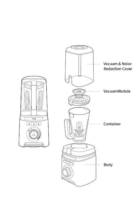 Elettrodomestici da cucina: Kuvings SV-400 Blender Vacuum Smoothie – Usato da Winterthur venduto da mcMaemi 3