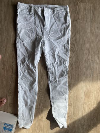 Damen Jeans Weiss High Rise Super Skinny Leg Grösse 40