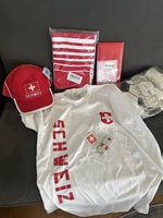 Schweizer Fussball-FanBox (Shirt, Fahne, Schal, Cap u.s.w.)