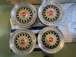 Original BBS RM012 15 Zoll – Gold / poliert – Klassiker –