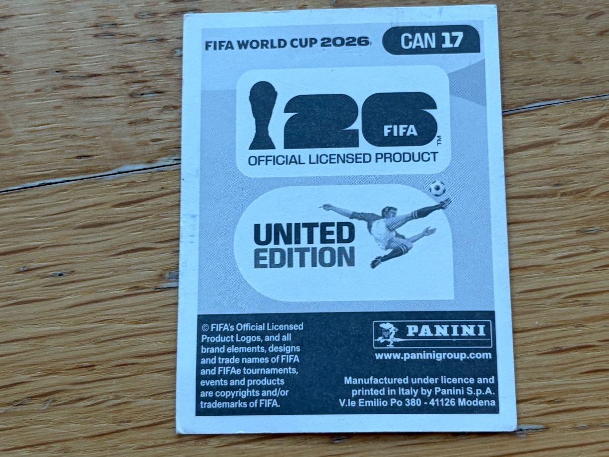 Panini Sammelbilder & Trading cards: Panini CAN 17 Buchanan – Neu (gemäss Beschreibung) aus Zürich von bel5 1