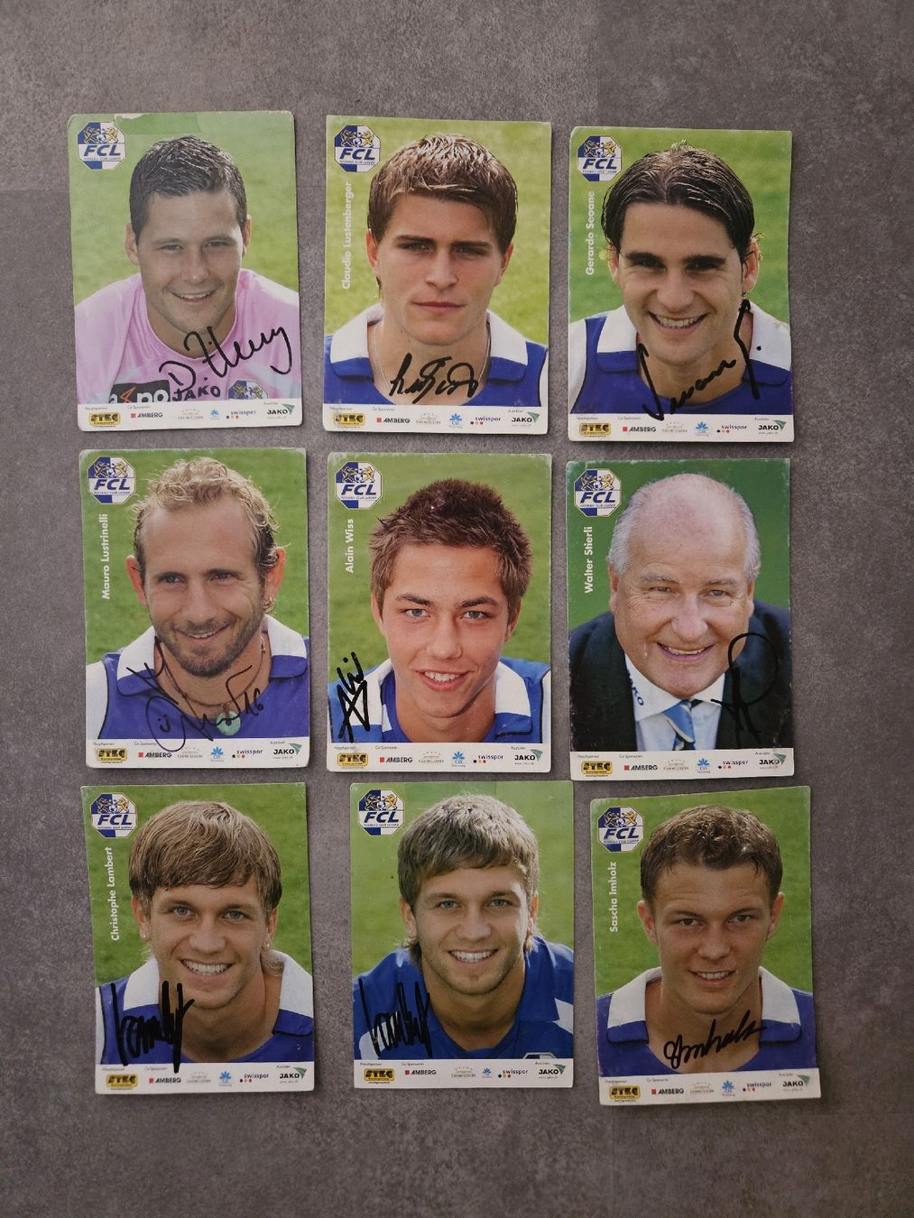 Autogramme: FCL Autogrammkarten • Saison 2007/08 – Gebraucht aus Schüpfheim von Tea-Rex