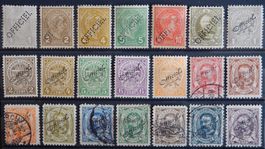 Luxemburg Official ex. Kat. 62-108 */gest. 1899/1919