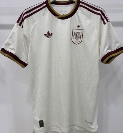 Maillot Espagne Adidas blanc taille M neuf