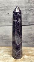 Chevron Amethyst Obelisk F 330g
