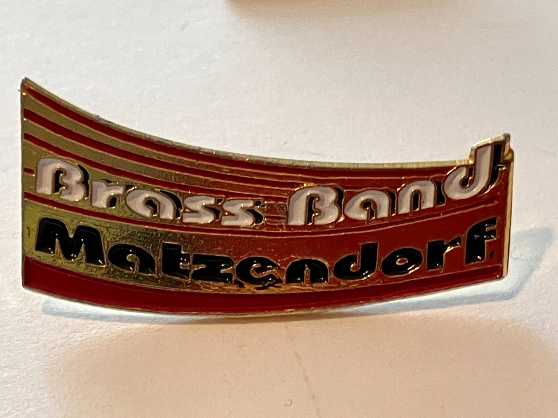 Plaketten & Abzeichen: 1 Pin Brass Band Matzendorf – Gebraucht aus Basel von djwwpp