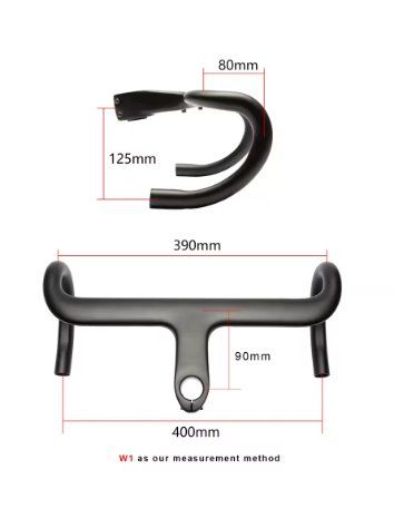 Ersatzteile: Carbon-Lenker 90x400mm – Neu (gemäss Beschreibung) aus Effretikon von VanPersie